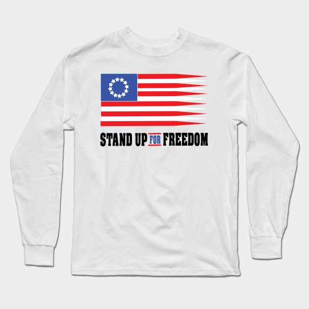 stand uo for freedom Long Sleeve T-Shirt by medo art 1